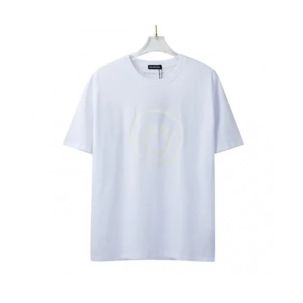 Balenciaga Mm/Wm Logo Cotton Short Sleeved Tshirt… - 1