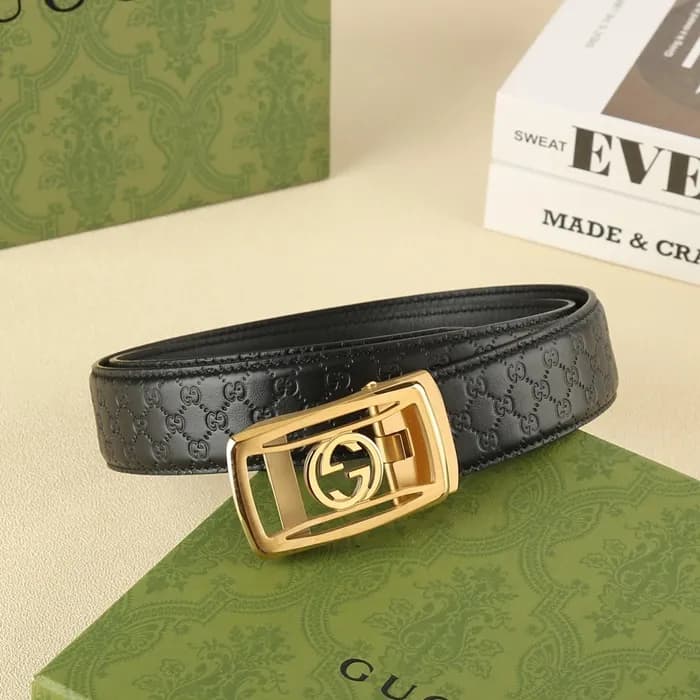 Gucci 2025 Mens Leather Belt,3.5cm,GUBT0188 - 구찌 2… - 1
