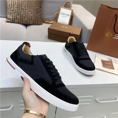 Loro Piana 2021 Men's Leather Sneakers,LOROS00… - 1