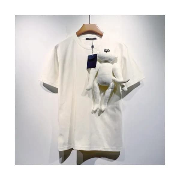 Louis vuitton Mm/Wm Logo Short Sleeved Tshirts Wh… - 1