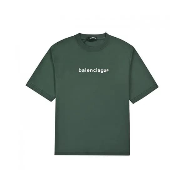 Balenciaga Mm/Wm Logo Cotton Short Sleeved Tshirt… - 1