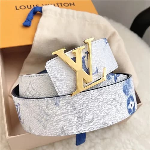 Louis Vuitton 2021 Men's Leather Belt,4.0cm,LO… - 1