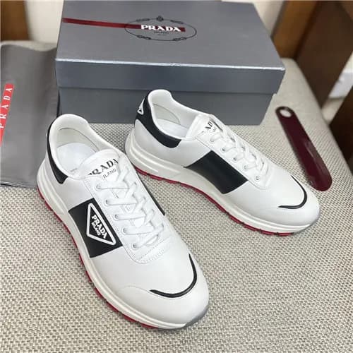 Prada 2021 Men's Leather Sneakers,PRAS0801 - 프… - 1