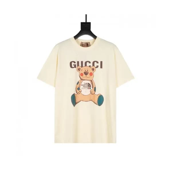 Gucci Mm/Wm Logo Short Sleeved Tshirts Ivory - 구찌… - 1