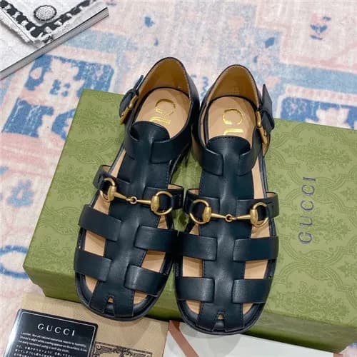 Gucci 2021 Women's Leather Sandal,GUCS1621 - 구… - 1
