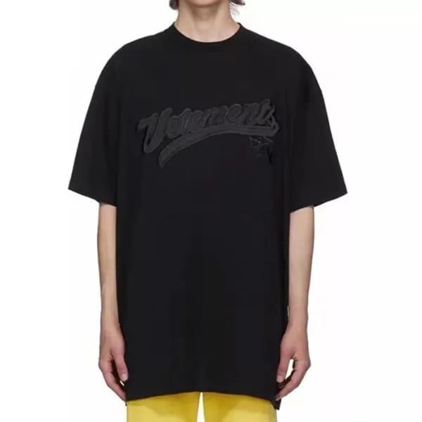 Vetements Mm/Wm Printing Logo Cotton Short Sleeve… - 1