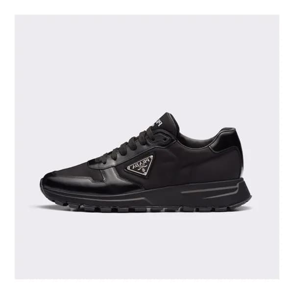 프라다 남성 클래식 블랙 스니커즈 - Mens Black Sneakers - pra0267… - 1