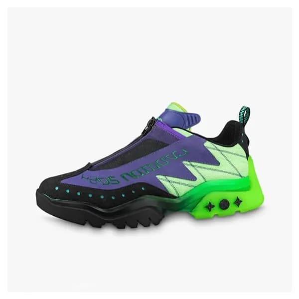 루이비통 남성 클래식 퍼플 스니커즈 - Mens Purple Sneakers - lou0… - 1