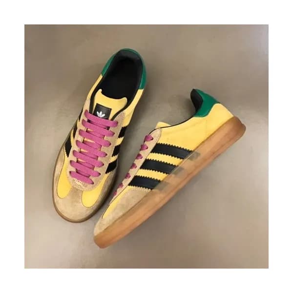 구찌 남/녀 클래식 옐로우 스니커즈- Unisex Yellow Sneakers - guc0… - 1