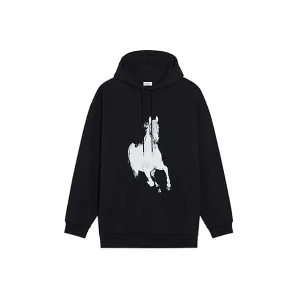 셀린느 남성 캐쥬얼 블랙 후드티 - Celine Mens Black Hoodie - cel… - 1