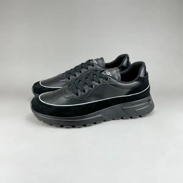 프라다 남성 블랙 스니커즈 - Prada Mens Black Sneakers - pr01x - 1