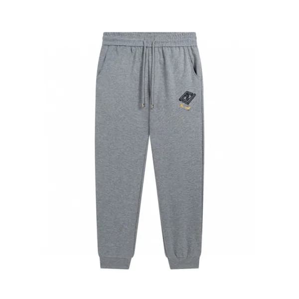 펜디 남성 캐쥬얼 그레이 트레이닝 팬츠 - Fendi Mens Gray Training P… - 1