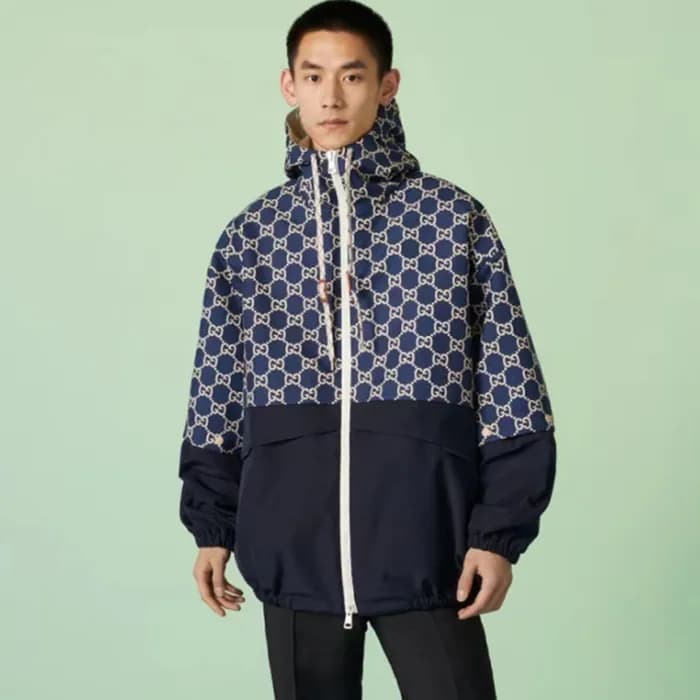 구찌 남성 네이비 집업 자켓 - Gucci Mens Navy Jackets - gu1080… - 1