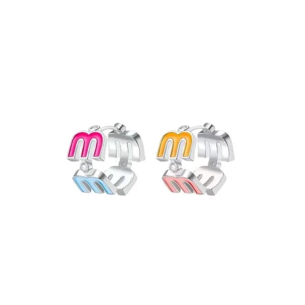미우미우 여성 골드 이어링 - Miumiu Womens Gold Earring - acc7… - 1
