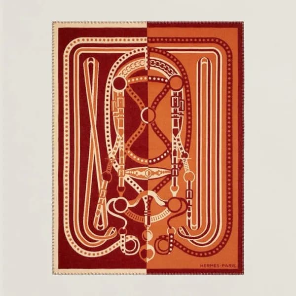 에르메스 겨울 레드 담요 - Hermes Red Blanket - acc1151x