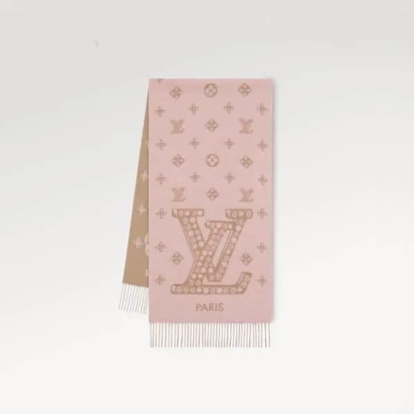 루이비통 여성 핑크 머플러 - Louis vuitton Womens Pink Muffler… - 1