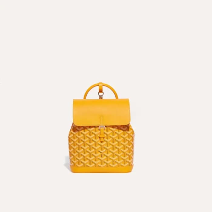 고야드 여성 옐로우 알팡 미니 백팩 - Goyard Womens Alpin Mini Bac… - 1