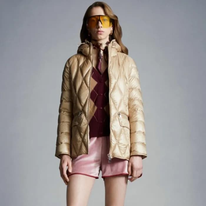 몽클레어 여성 세리냥 패딩 다운 자켓 - Moncler Womens Beige Paddin… - 1