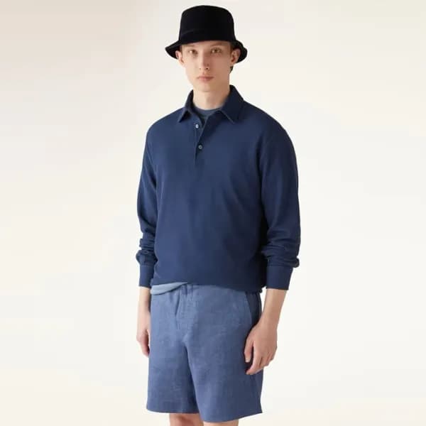 제냐 남성 폴로 긴팔티 - Zegna Mens Polo Tshirts - zec2049x - 1