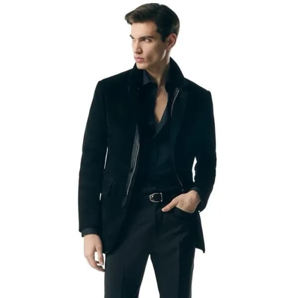 톰포드 남성 가죽 자켓 - Tom Ford Mens Leather Jacket - toc4… - 1