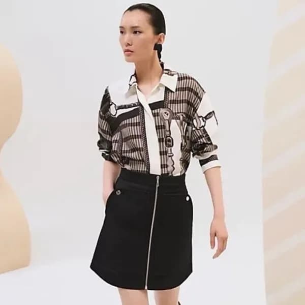 에르메스 여성 실크 셔츠 - Hermes Womens Silk Shirts - prc587… - 1