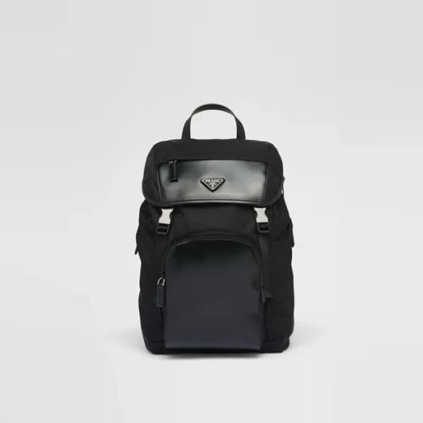매장판 프라다 남성 리나일론 사피아노 가죽 백팩 2VZ135 - Prada Mens Re-… - 1