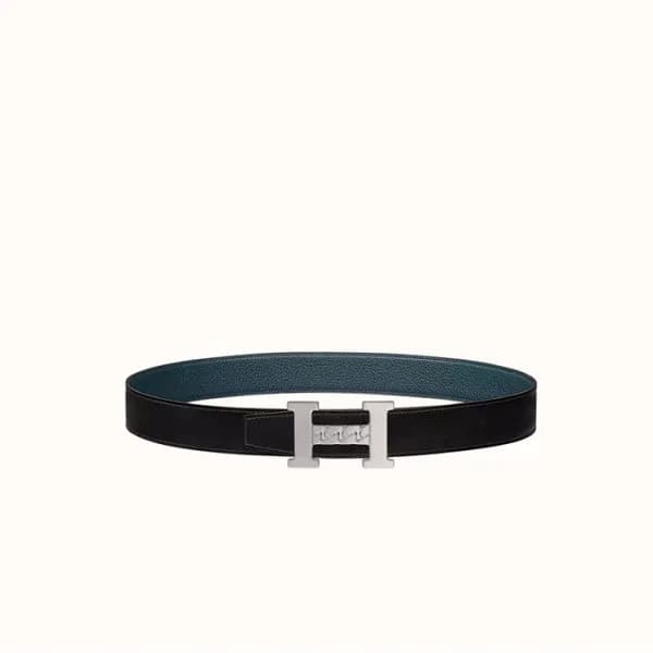 에르메스 남성 H Gourmette 버클 리버서블 벨트 - Hermes Mens H Gou… - 1