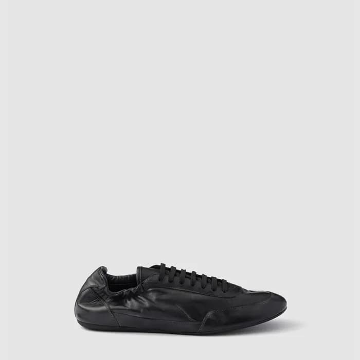 프라다 남성 컬랩스 가죽 스니커즈 - Prada Mens Collapsible Leathe… - 1