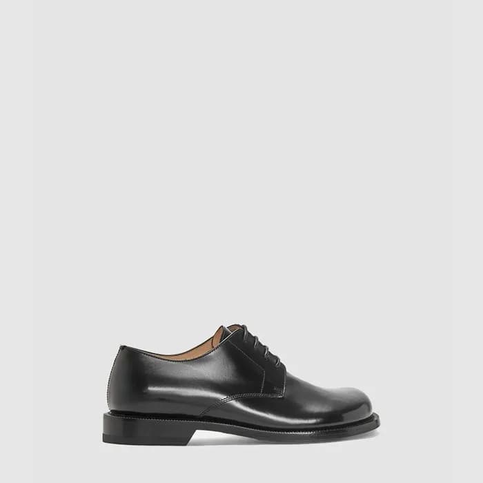 로에베 남성 스크럽 소가죽 캄포 더비 슈즈 - Loewe Mens Scrub Calfski… - 1
