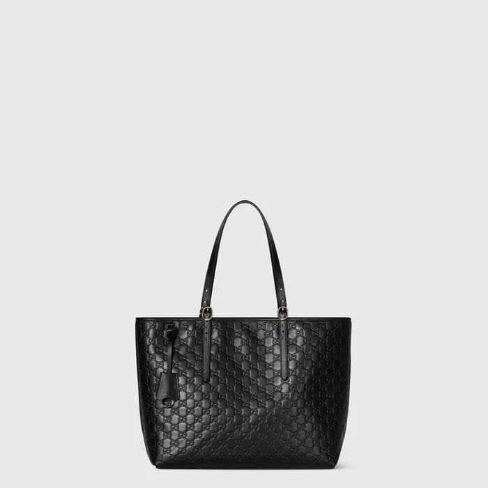 구찌 여성 GG 엠블럼 라지 토트백 - Gucci Womens GG Emblem Large… - 1