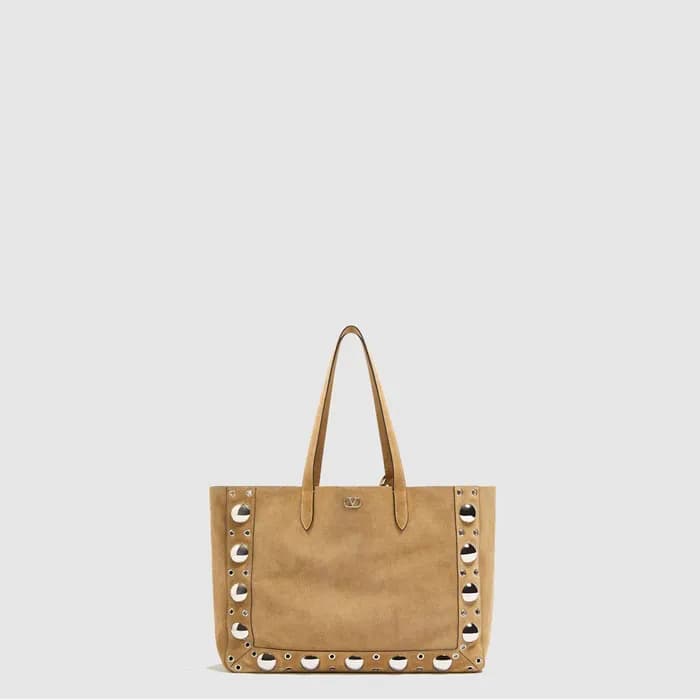 발렌티노 여성 가라바니 넬코트 스웨이드 라지 쇼퍼백 - Valentino Womens Ga… - 1