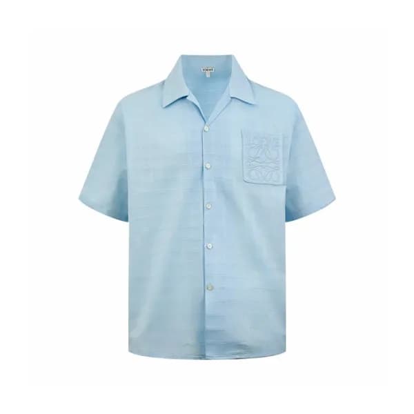 로에베 남성 반팔 셔츠 - Loewe Mens Classic Shirts - loc1283… - 1
