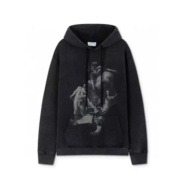 오프화이트 남성 캐쥬얼 후드티 - Off-white Mens Casual Hooded - … - 1