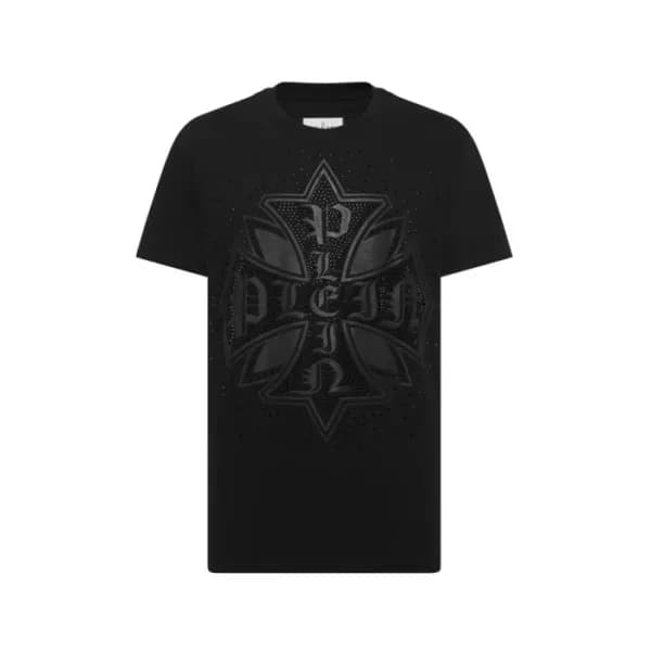 필립플레인 남성 라운드 반팔티 - Philipp-plein Mens Round Tshirt… - 1