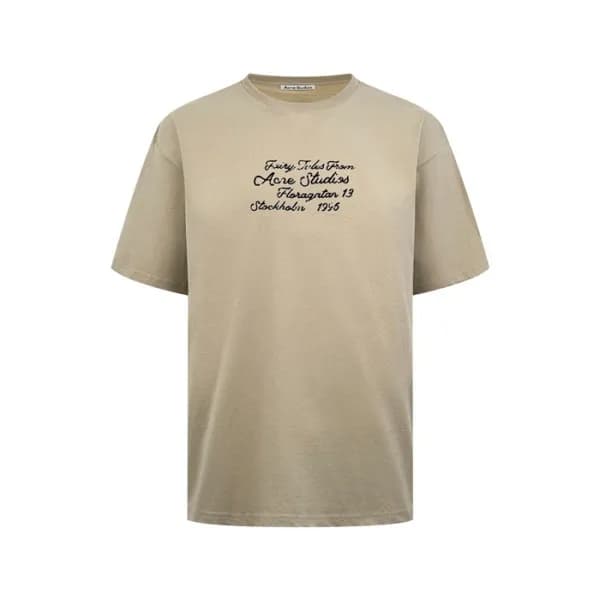 아크네 남성 라운드 반팔티 - Acne Mens Round Tshirt - anc14209… - 1