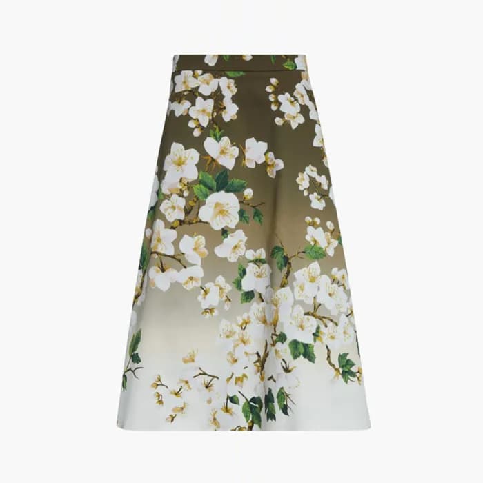 오스카 드 라 렌타 여성 체리 블라썸 미디 스커트 - Oscar De La Renta Wo… - 1