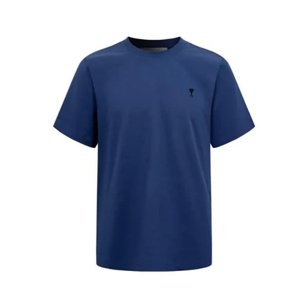 아미 남성 오버사이즈 티셔츠 - Ami Mens Oversized Tshirt - amc1… - 1
