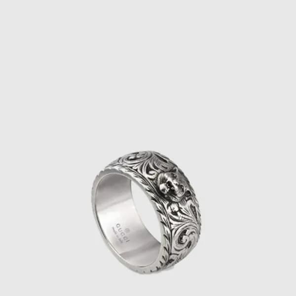 구찌 남성 골드 반지 - Gucci Mens Gold Ring - acc7617x - 1