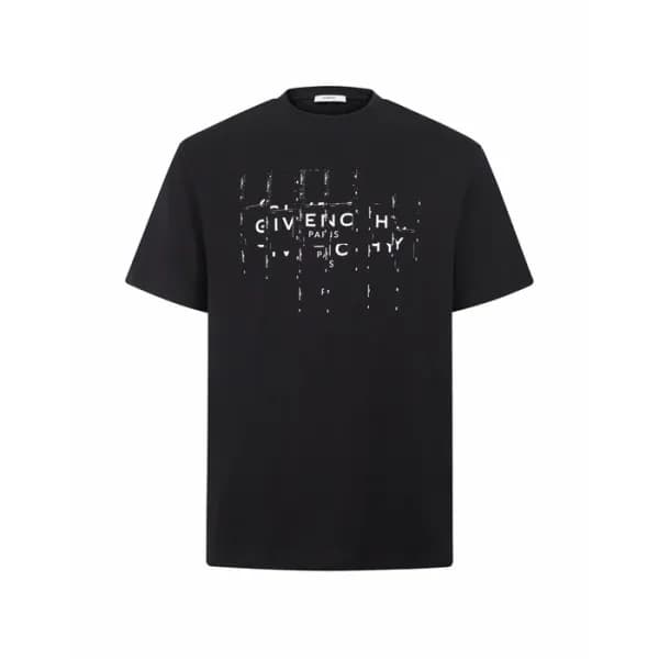 지방시 남성 라운드 반팔티 - Givenchy Mens Round Tshirt - gic1… - 1