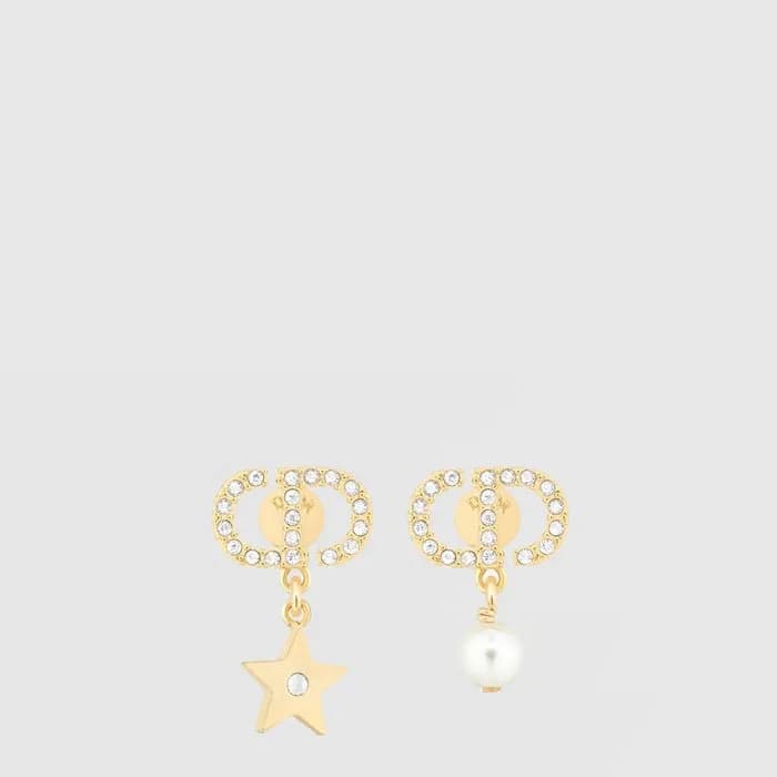 디올 여성 쁘띠 CD 럭키 참 이어링 - Dior Womens Petit CD Lucky Charms Earring - acc9601x - 1