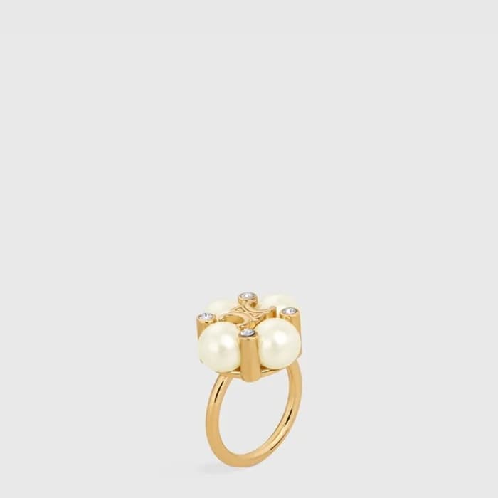 셀린느 여성 레 페를르 링 - Celine Womens Le Perle Ring - acc10476x - 1