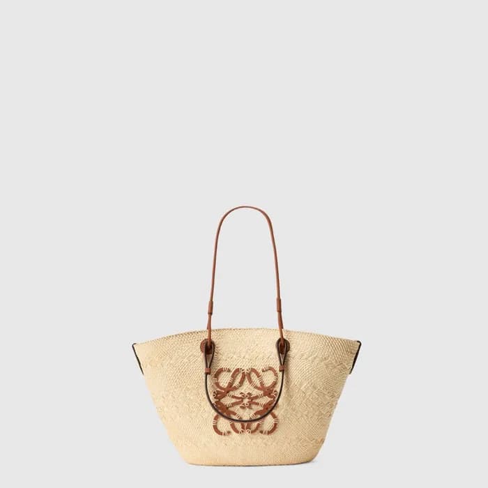 로에베 여성 미디엄 애너그램 바스켓 백 - Loewe Womens Medium Anagram Basket Bag - lob17315x - 1