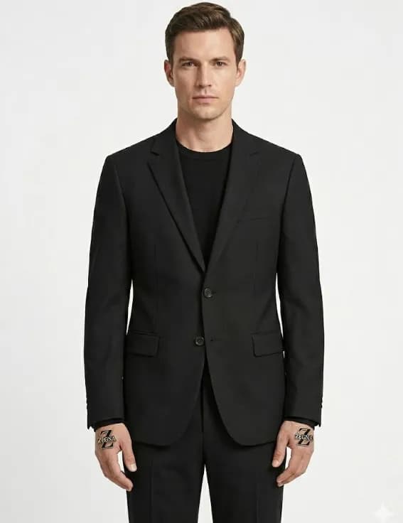 에르메네질도 제냐 남성 블랙 슈트셋트 - Ermenegildo Zegna Mens Blac…