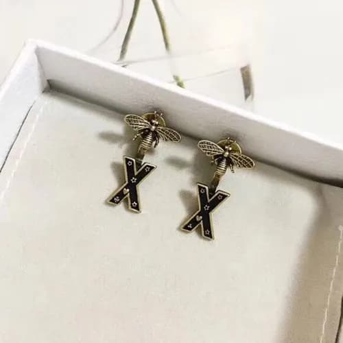 Dior Rose Gold Earring - 디올 여성용 18k도금 로즈 골드 귀걸이 - 1