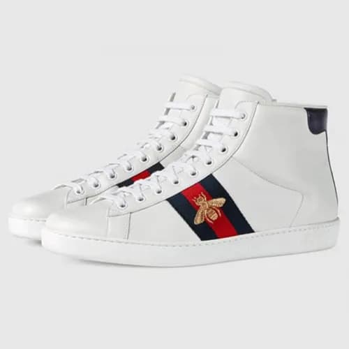 Gucci 2018 Honey Bee Ace High Top Sneakers - 구찌 꿀벌… - 1
