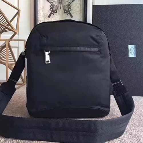 Prada Canvas Shoulder Cross Bag,27CM - 프라다 캔버스 남성용… - 1