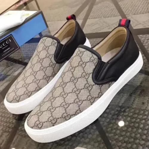 Gucci 2018 Mens Zagad Slip-on Beige - 구찌 자가드 슬립온 G… - 1