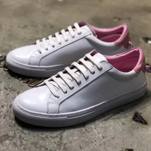 Givenchy 2018 Leather Sneakers Pink Tab - 지방시 매듭스니… - 1