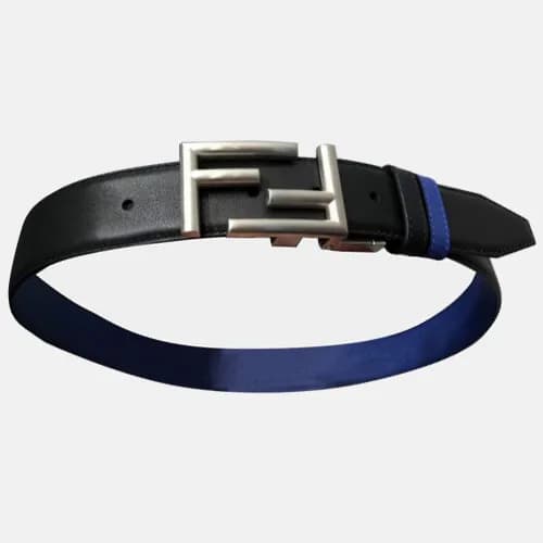 [매장판] Fendi 2019 Mens Logo Both-sides Leather Bel… - 1
