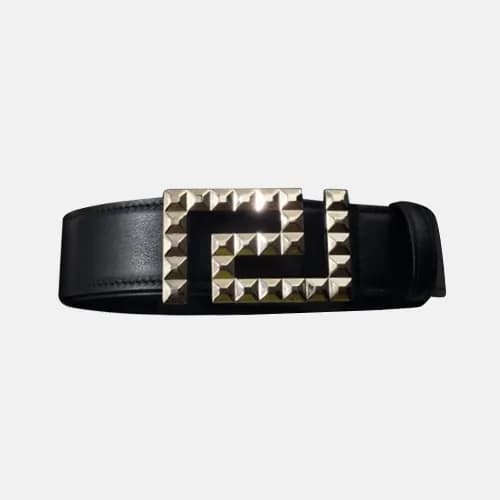 Versace 2019 Mens Medusa Steel Buckle Leather Bell… - 1
